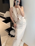 Áo sát nách MANGO cột dây