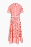 Váy ren BADGLEY MISCHKA hồng