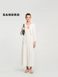 Cardigan SANDRO kem dáng ngắn
