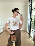 Tshirt LOEWE logo đính cườm