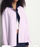 Sơ mi PULL&BEAR kẻ 2 màu