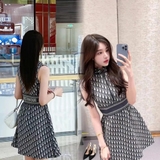 Váy sát nách Dior khóa ngực