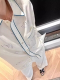 Sơ mi BURBERRY lụa họa tiết