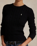 Áo len RALPH LAUREN trơn cổ tròn dài tay 4 màu