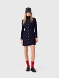 Váy MAJE sát nách navy bling
