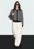 Cardigan MASSIMO DUTTI kẻ