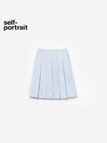 Chân váy lụa SELF PORTRAIT xếp ly