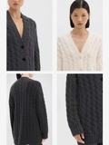 Cardigan THEORY dáng dài 2 màu