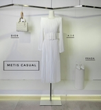 Váy AJE xếp ly kèm belt