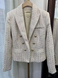 Áo khoác L'AGENCE dạ tweed