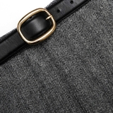 Chân váy SELF PORTRAIT ghi xếp ly (có set)