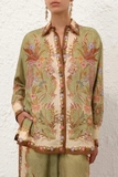 Sơ mi ZIMMERMANN xanh (có set)