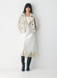 Chân váy ARITZIA lụa cải ren 2 màu