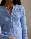 Cardigan RALPH LAUREN vặn thừng