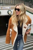 Coat da lộn SANDRO lông vón