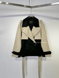 Coat MAJE cải màu kèm belt