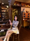 Cardigan RALPH LAUREN kẻ caro