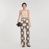 Quần SANDRO len móc