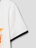 Tshirt ALICE OLIVA  cô gái viền cổ đen