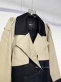 Coat MAJE cải màu kèm belt