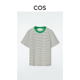 Tshirt COS kẻ viền cổ tay 6 màu