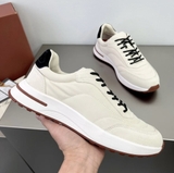 Giày LORO PIANA trắng dây đen đế nâu