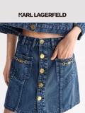 Chân váy Jean KARL LAGERFED túi trước