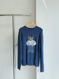 Áo len RALPH LAUREN xanh gấu áo khoác jean