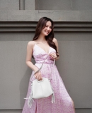 Váy lụa MAJE cut out