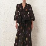 Áo ZIMMERMANN peplum hoa