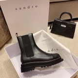 Boot Sandro họa tiết mũi