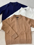 Áo khoác len RALPH LAUREN kéo khóa 3 màu