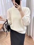 Áo len SANDRO cổ viền ngọc