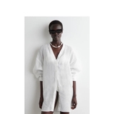 Váy COS linen trắng