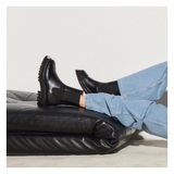 Boot Sandro họa tiết mũi