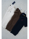 Áo len polo RL cộc tay 3 màu