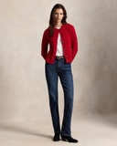 Cardigan RALPH LAUREN vặn thừng khuy sừng 2026