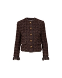 Áo khoác VERONICA BEARD nâu dạ tweed