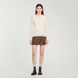 Áo len SANDRO cashmere 2 lớp