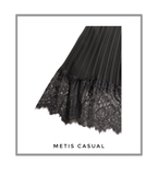 Váy SELF PORTRAIT đen midi dáng dài