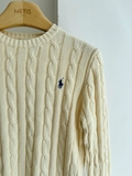 Áo len RALPH LAUREN trơn cổ tròn dài tay 4 màu