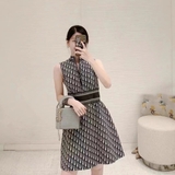 Váy sát nách Dior khóa ngực