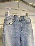 Quần jean ALICE OLIVIA xắn gấu bling