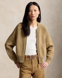 Áo khoác len RALPH LAUREN kéo khóa 3 màu