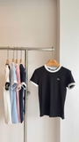 Áo LACOSTE cộc viền cổ 5 màu