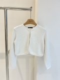 Cardigan MAJE kem dáng ngắn