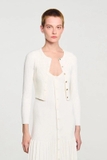 Cardigan SANDRO kem dáng ngắn