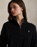 Áo len RALPH LAUREN khoá zip vặn thừng