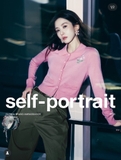 Áo SELF PORTRAIT cổ polo thêu hoa ngực 2 màu
