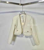 Áo khoác SANDRO viền cổ ( có set )